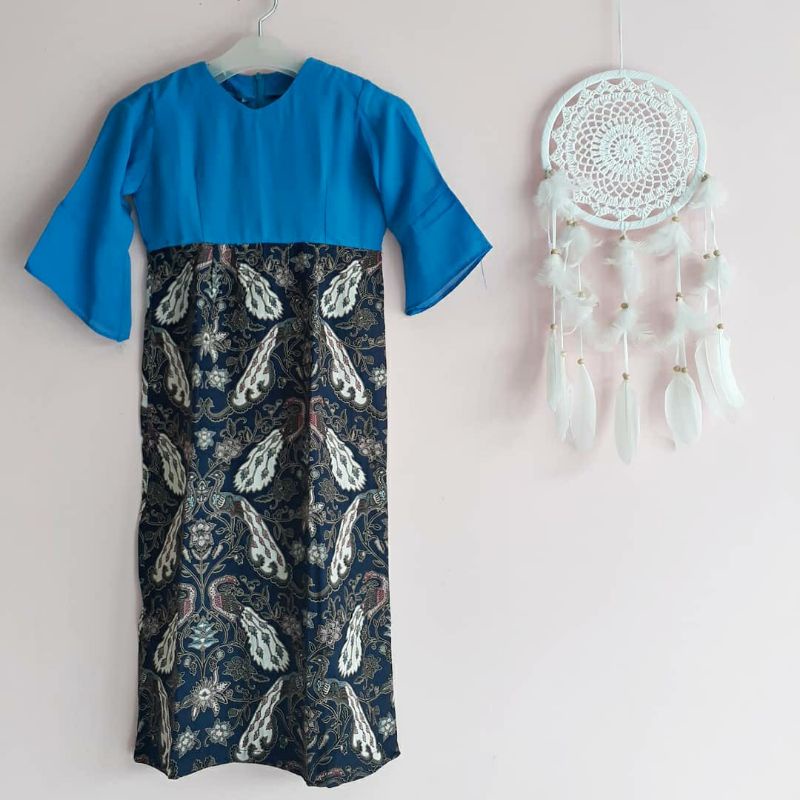 PRELOVED GAMIS BATIK ANAK BAJU KONDANGAN PESTA ANAK PEREMPUAN MURAH GAMIS KATUN ANAK NYAMAN TANGGUNG
