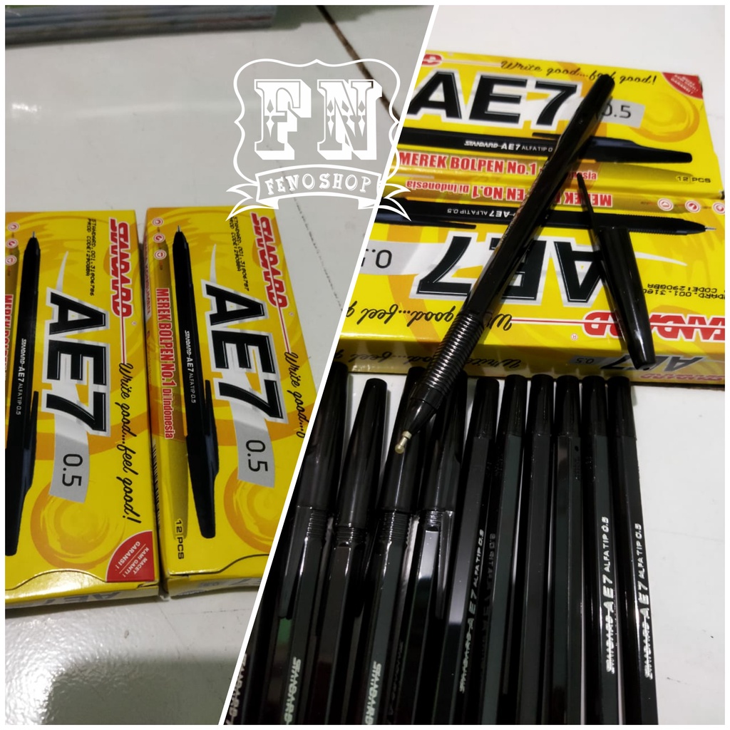 

PULPEN / BALLPOINT STANDARD AE-7 / AE7 HITAM