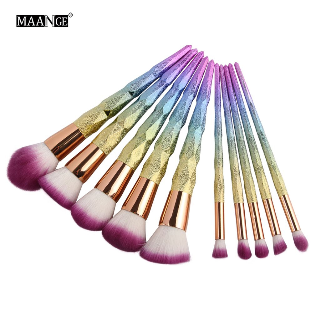 Make Up Kuas Penghalus Set Kosmetik Makeup Kuas Face Powder