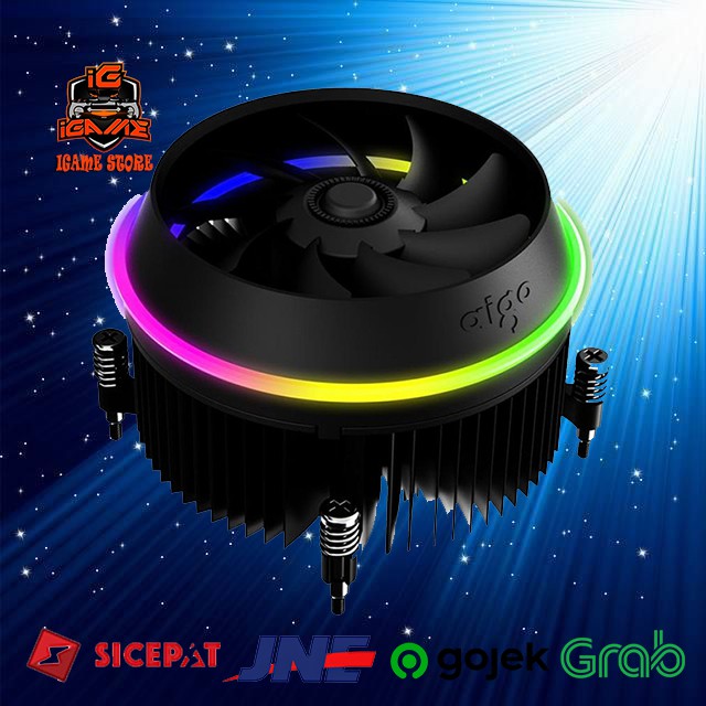 READY AGAN AIGO CPU COOLER DarkFlash Shadow Dark Flash RGB Led PWM Intel OKE
