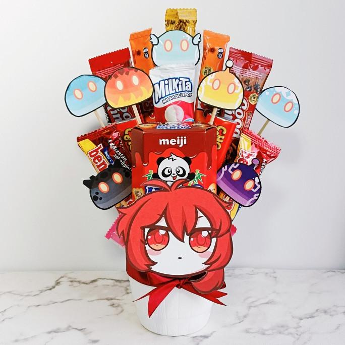 

Premium Product!!! Hampers Snack Paket Gift Box Kado Ultah Wisuda Character Diluc Gi - Paling Dicari