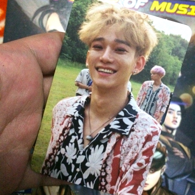 PHOTOCARD CHEN KOKOBOP EXO  PRIVATE VERSI