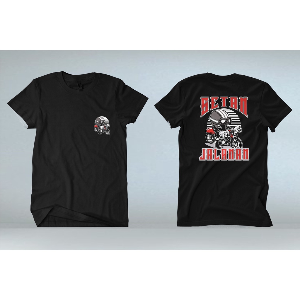 T SHIRT KAOS BIKERS SETAN JALANAN