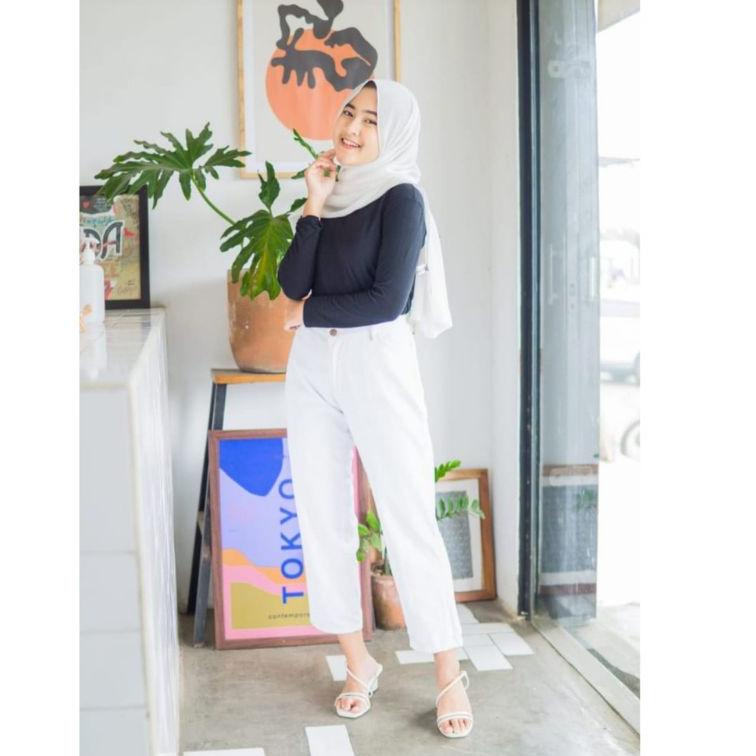 [BRK.27Jn22ᵁ] BF BAWAHAN BOYFRIEND JEANS WASH/CELANA BOYFRIEND JEANS WANITA/CELANA BOYFRIEND HITAM/C