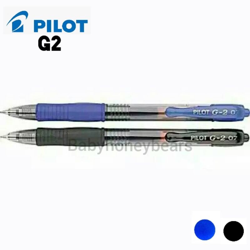 

Pulpen Pilot BL-G2-7 Retractable 0.5mm / 0.7 mm Ballpoint Pen Harga Satuan