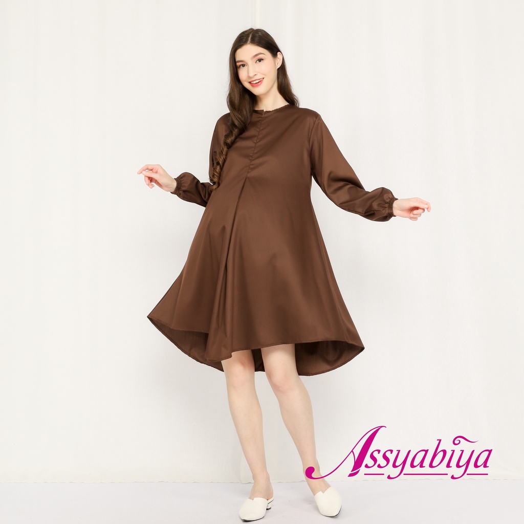 Assyabiya BAJU HAMIL MENYUSUI - Zara Coklat