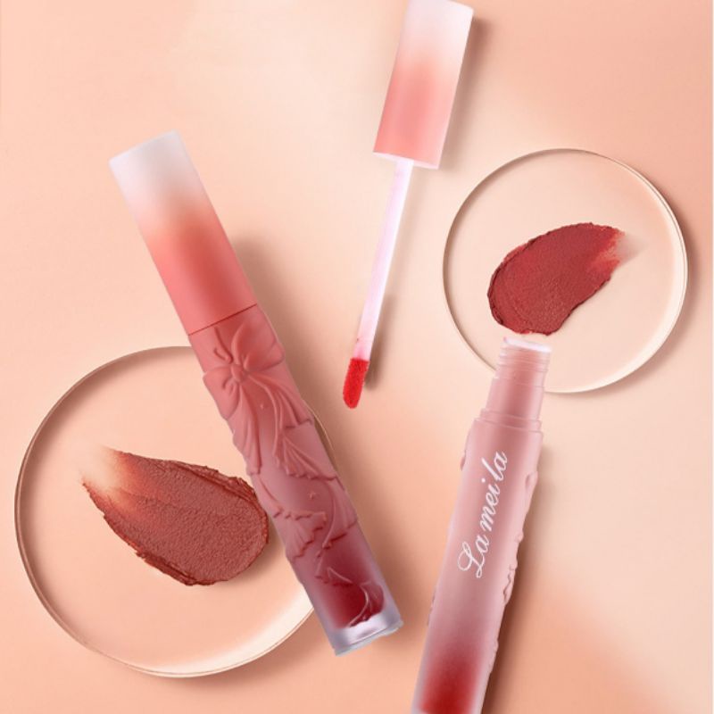 Flower LAMEILA Original Lip Glaze Shinning Energetic Lip Gloss Moisturizing Lipstick Waterproof Terlaris