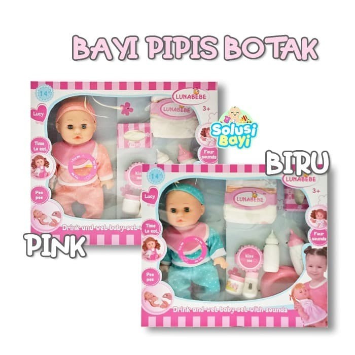 Mainan Anak Perempuan Boneka Bayi  Pipis Shopee  Indonesia