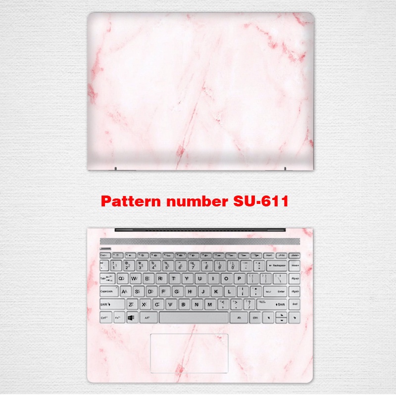 MARBLE Computer Stickers Computer Laptop Skin Vinyl 2 Sides Laptop Skin for 11/12/13/14/15/17 Inch Universal Dell 7590 7591 Notebook Sticker G33590 3579 7500 Computer Film Achievement 5390 5370 Shell Protection Film 15.6 Inch 14 13.3