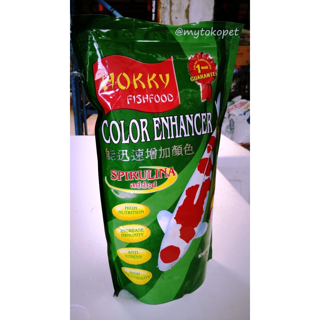 HOKKY COLOR ENHANCER SPIRULINA 1KG - Uk M - PAKAN KOI