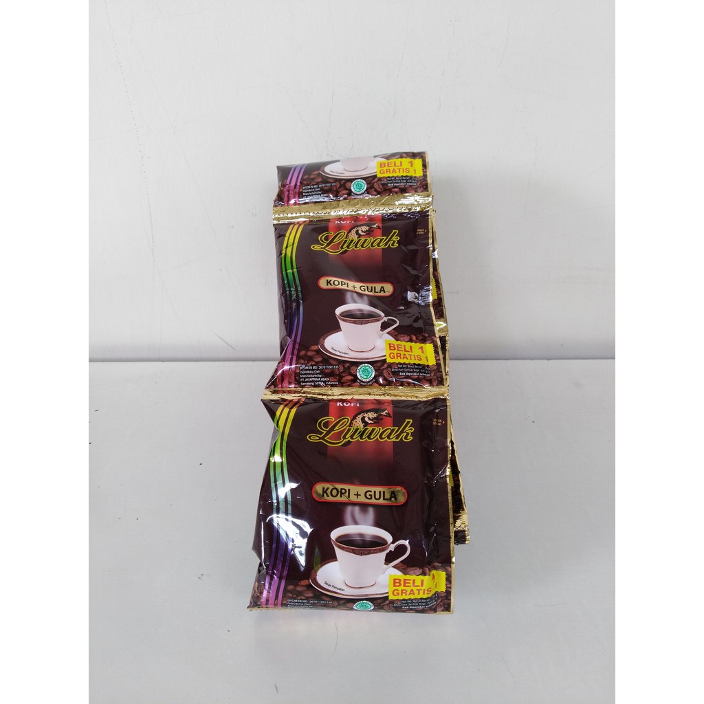 

Kopi Luwak Hitam Kopi + Gula 25gram Renceng