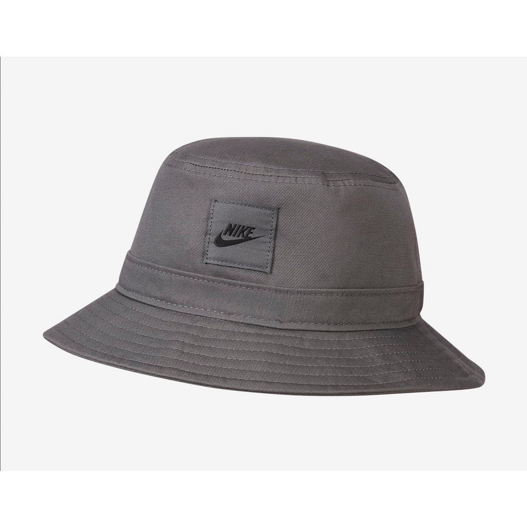 Nike Sportswear Bucket Hat Grey Abu CK5324-068 Topi Original 100%