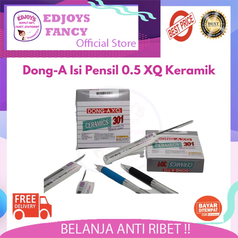 

Edjoys Dong-A Isi Pensil 0.5 XQ Keramik isi 20 pcs
