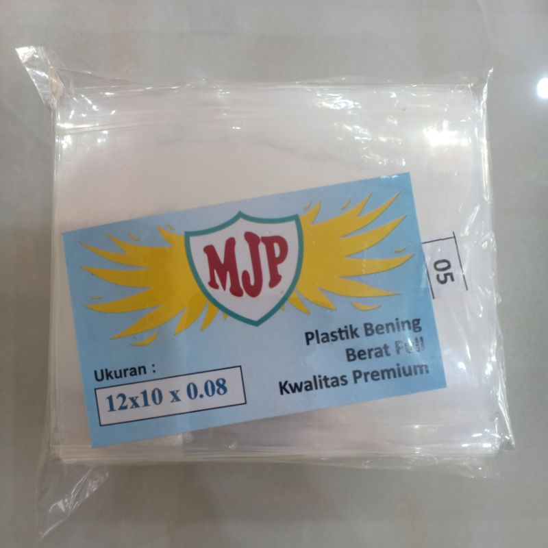 Plastik PP Bening MJP tebal 0.8 uk. 12x10 Limited stok