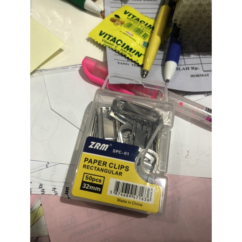 

paper clip rectangular spc 03 zrm isi 50