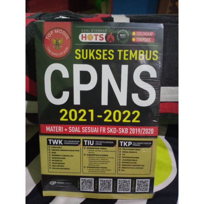 

DISKON HARGA obral buku CPNS 2021-2022 sukses tembus materi soal sesuai fr skd SKB KPL221