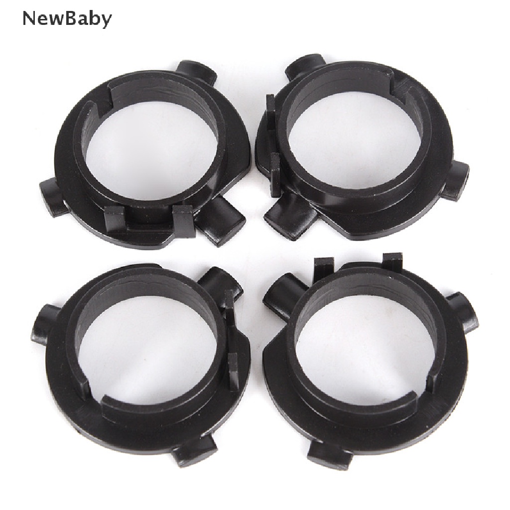 Newbaby 2Pcs Adapter Soket Lampu Depan LED H7 Untuk Mobil