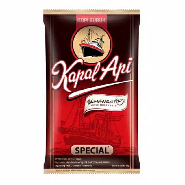 

Kopi Kapal Api Special Merah 65gr