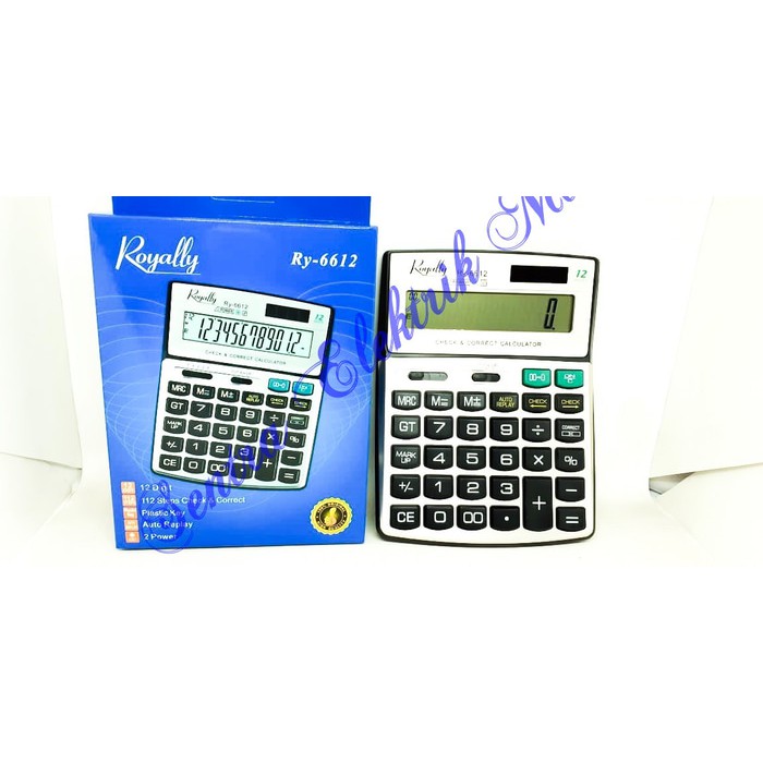 

Kalkulator / Calculator Royally RY-6612