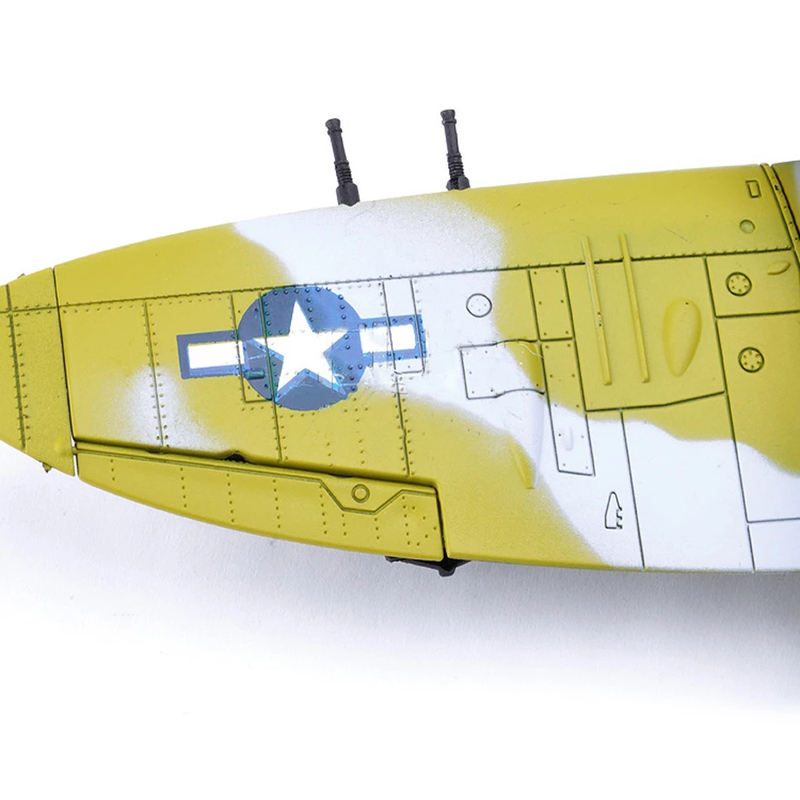 Mainan Rakitan Balok Bangunan Pesawat Tempur 4d Diy 1: 48 WW2 UK Spitfire Fighter