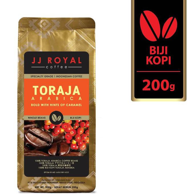 

Coffee/Kopi JJ Royal Toraja Arabica Bean Bag 200g