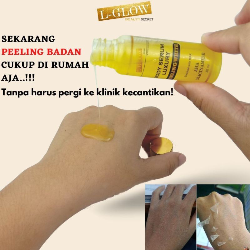 Refliskin Body serum peeling luxury / Lglow bpom