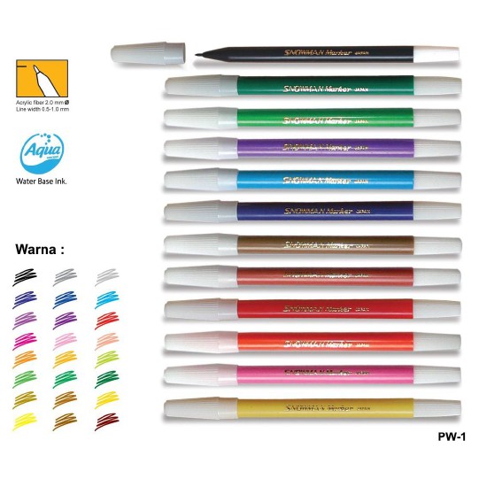 

[SNOWMAN] Spidol Satuan - Sign Pen Pencil Marker EN71-3