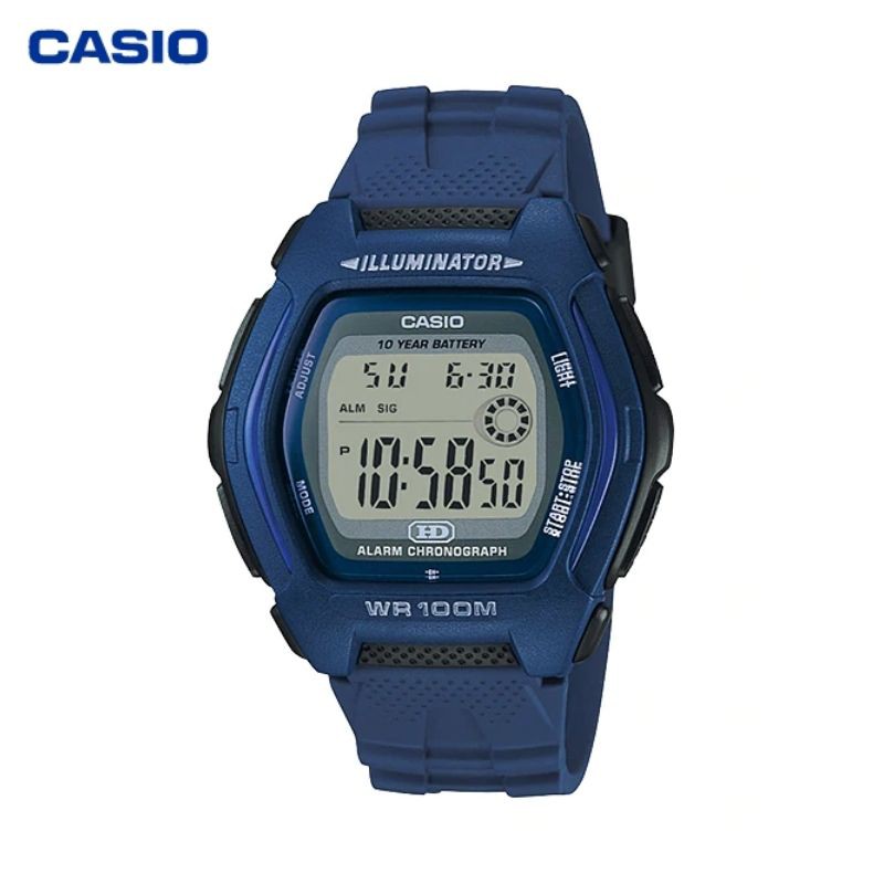 JAM TANGAN PRIA CASIO HDD-600C-2A ORIGINAL - HDD600C BIRU