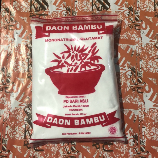 

PENYEDAP RASA / MICIN CAP DAUN BAMBU 373gr