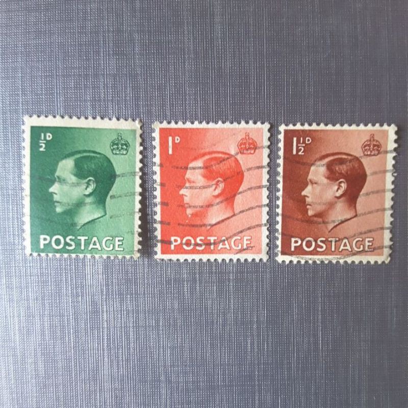 

Perangko Inggris postage set 3 prangko