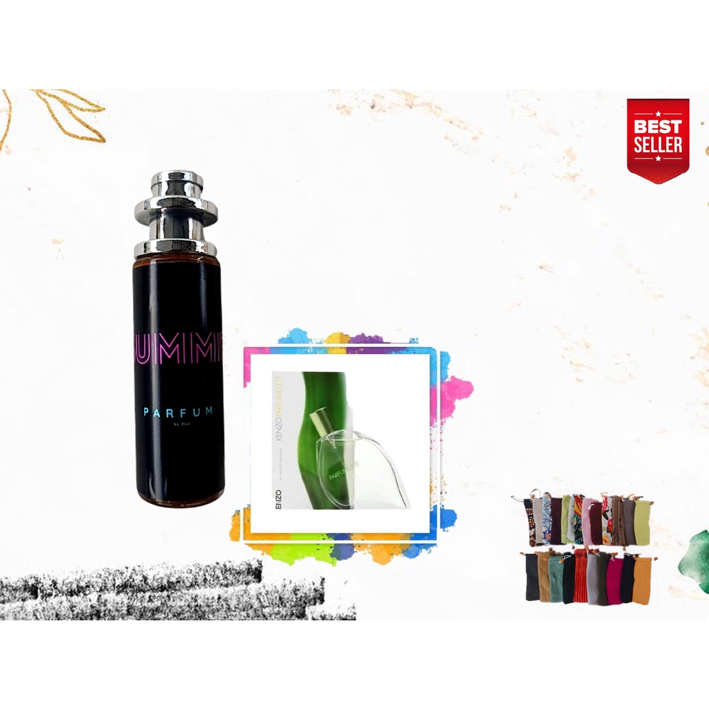 PARFUM PREMIUM WANITA SHYERIN BEST SELLER - PARFUM WANITA (BOTOL CATUR) - 35ml - by SUMMIT PARFUM