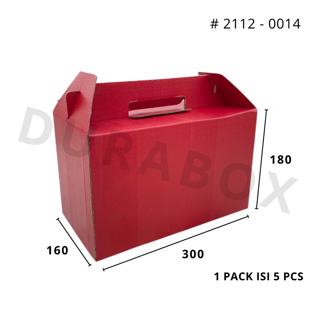 

30 x 16.2 x 18 cm V GABLE | KARDUS / KARTON BOX CORRUGATED - KEMASAN / PACKAGING / PACKING MAKANAN | #2112-0014