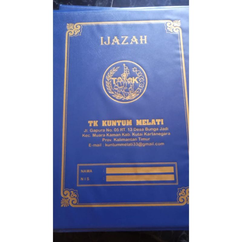 Map ijazah cetak sablon