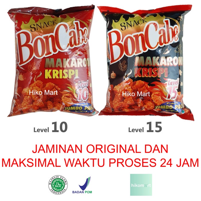 

NEW Snack BonCabe Makaroni Krispi - Level 15