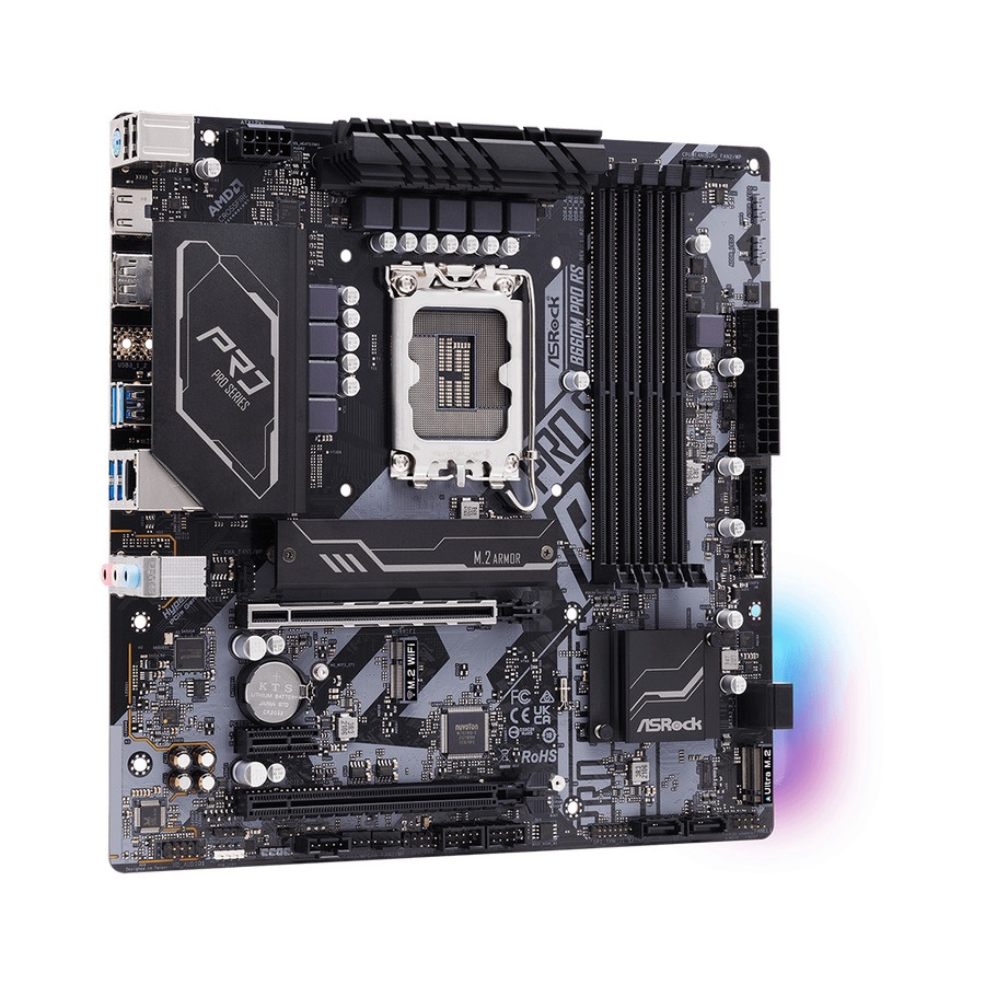 ASRock B660M Pro RS (LGA1700, B660, DDR4, USB3.2, SATA3)