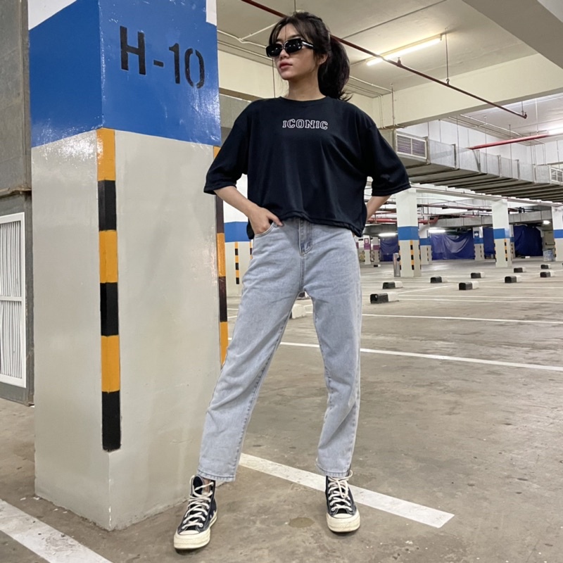 FC - KAOS OVERSIZE CROP ICONIK