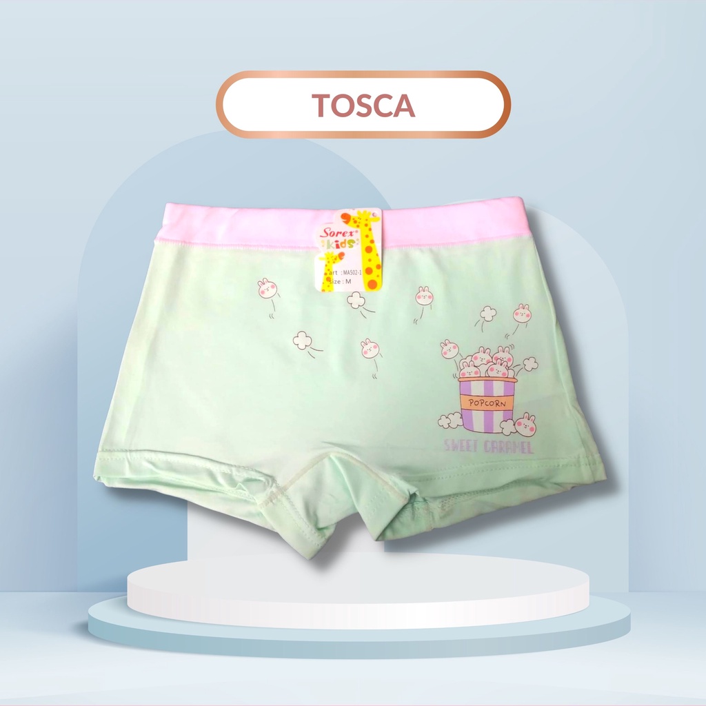 BOXER MA 502 - Sorex Celana Dalam Anak Cewe Celana Pendek Dalaman Flaminggo Size M L &amp; XL