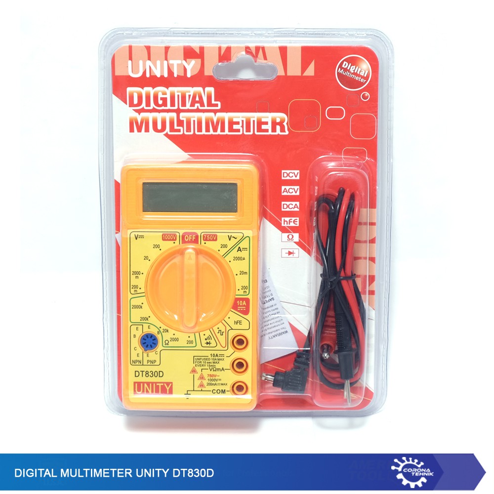 Digital Multimeter Unity DT830D