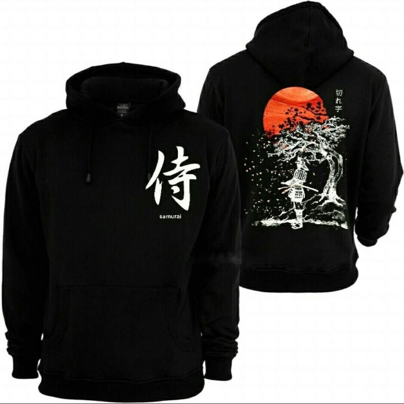 jaket/sweater hoddie anime Samurai japanese untuk anak & dewasa