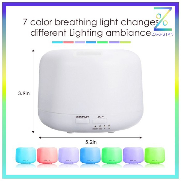 Taffware 4 in 1 Aroma Diffuser Humidifier Elektrik + 7 LED - HUMI H770