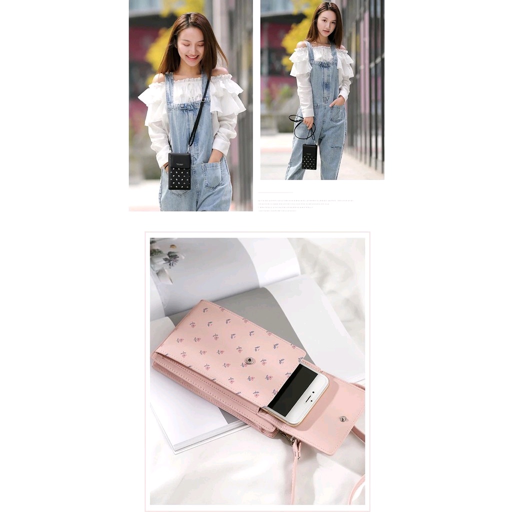 Dompet Hp Wanita BS39 Tas Dompet Selempang Wanita ACC