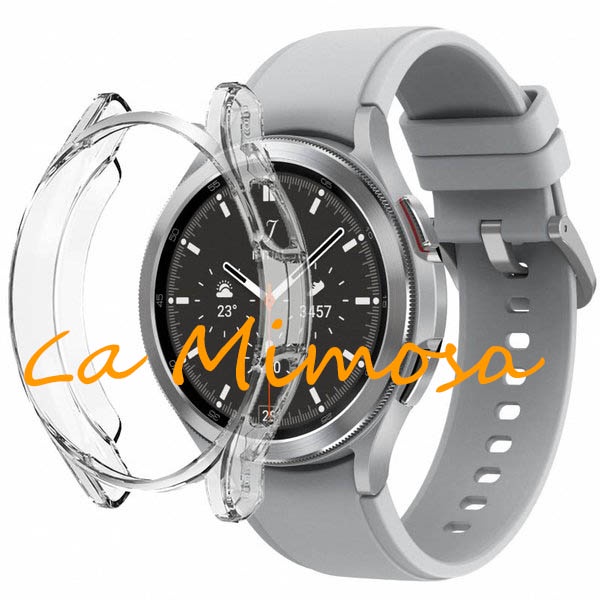Bumper Case Samsung Galaxy Watch 4 Classic 42mm 46mm -Transparant