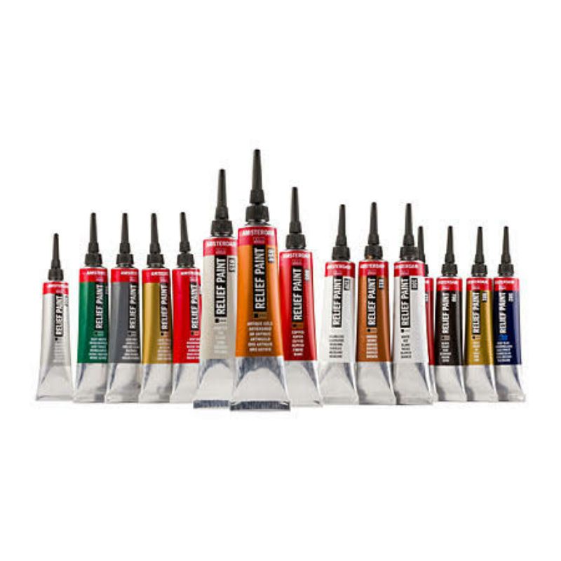 

TALENS AMSTERDAM GLASS RELIEF OUTLINER PAINT DECORFIN CAT KACA TINTA TIMBUL