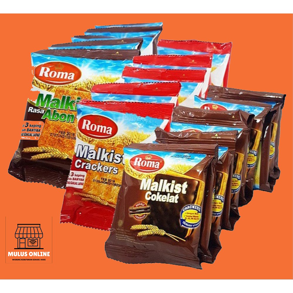 

Roma Malkist - Kemasan Renceng isi 10 pcs