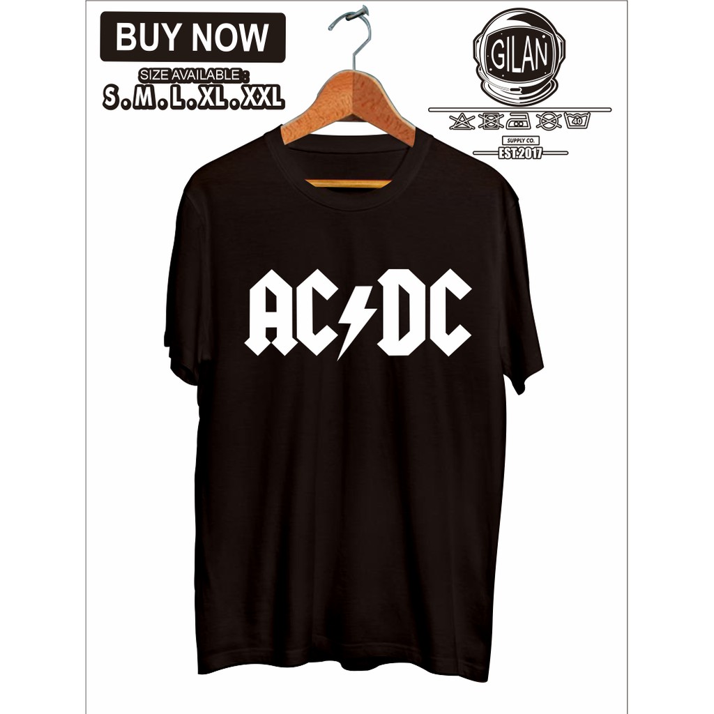 Kaos Baju Band ACDC AC DC Kaos Musik - .Cloth