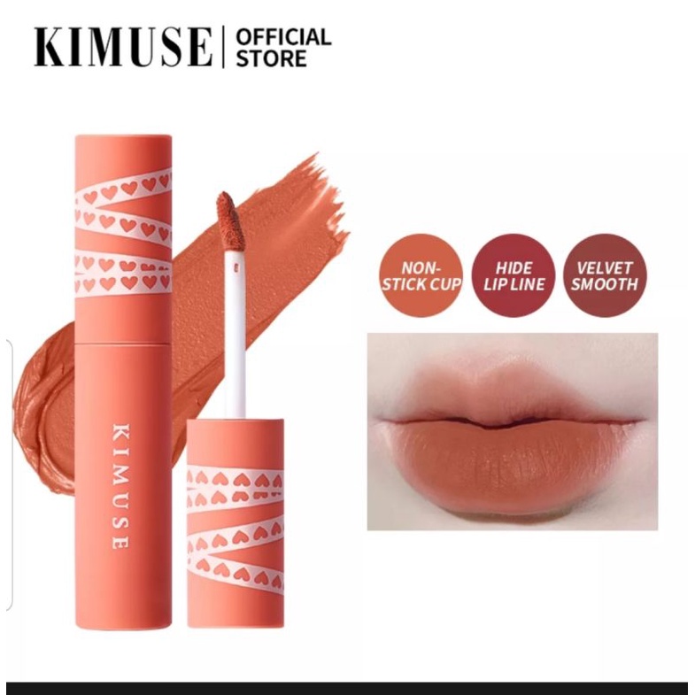 [READY STOCK] KIMUSE LIP MATTE POWDER WATERPROOF | KIMUSE MATTE LIPCREAM SMOOTH | KIMUSE LIPCREAM | LIPCREAM KIMUSE