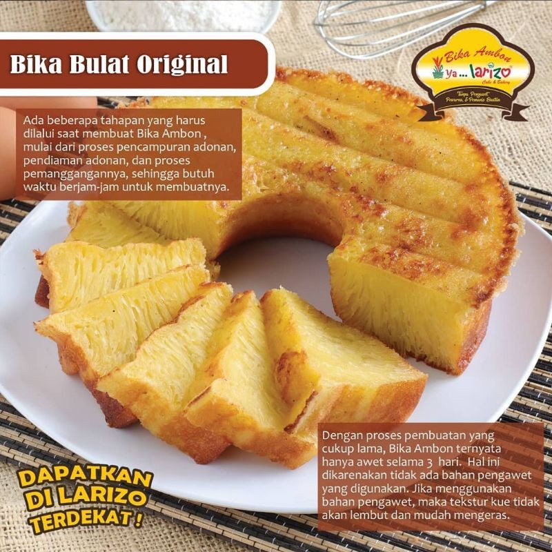 

Bika Ambon Larizo Bulat