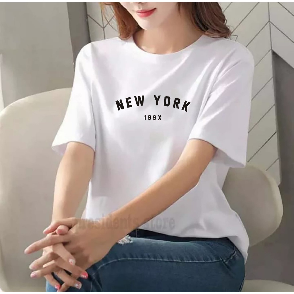 COLLECTION COOLS - BISA COD~BAJU NEW YORK LENGAN PENDEK GIRL TERBARU-KAOS DISTRO WANITA KEREN LENGAN PENDEK KEKINIAN-BAJU CEWEK TRENDY TERLARIS