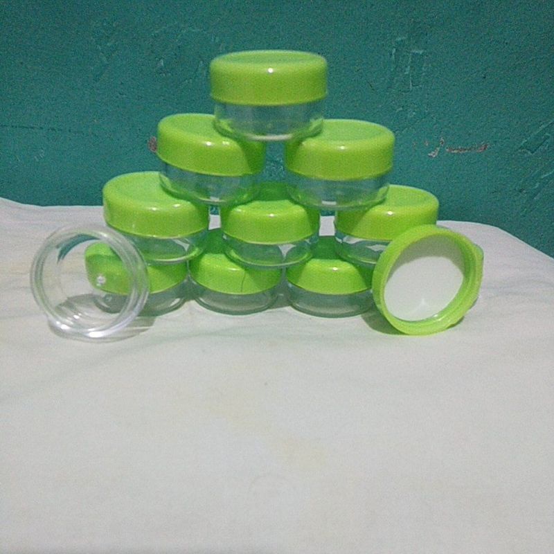 

Pot crim 5gram warna ijo stabilo tranparan