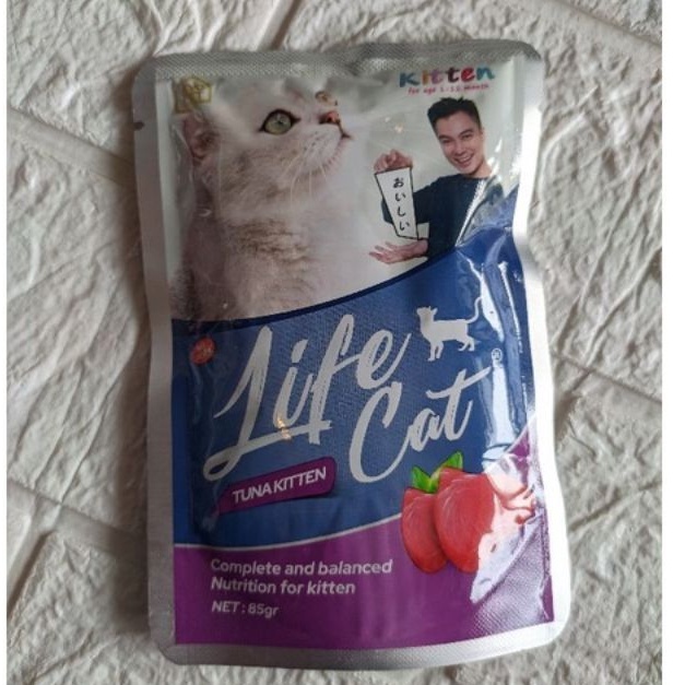 LIFE CAT WET FOOD || MAKANAN BASAH KUCING || RASA CHICKEN TUNA ADULT DAN TUNA KITTEN 400 GRAM